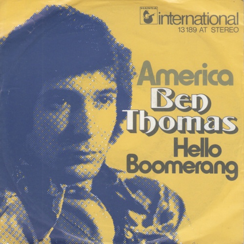 Vinyl / Ben Thomas (2) - America / Hello Boomerang