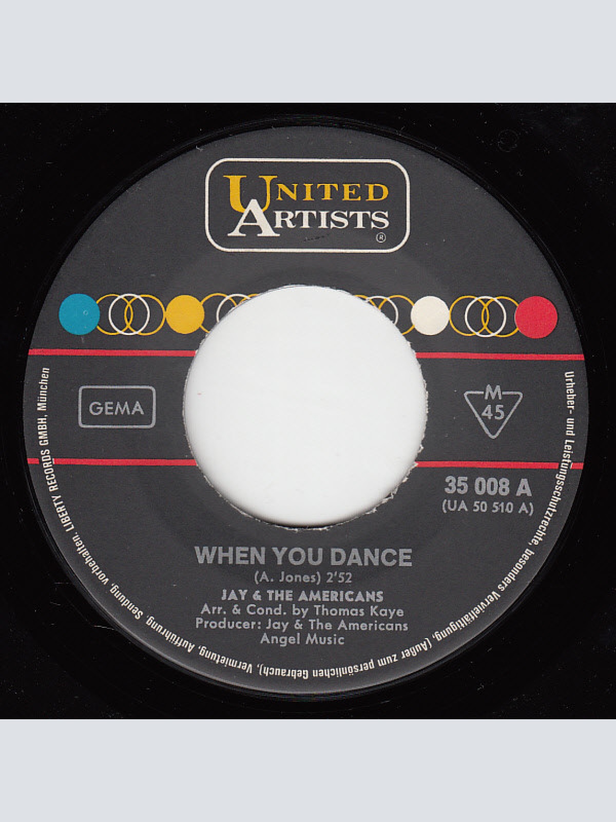 Vinyl / Jay & The Americans - When You Dance