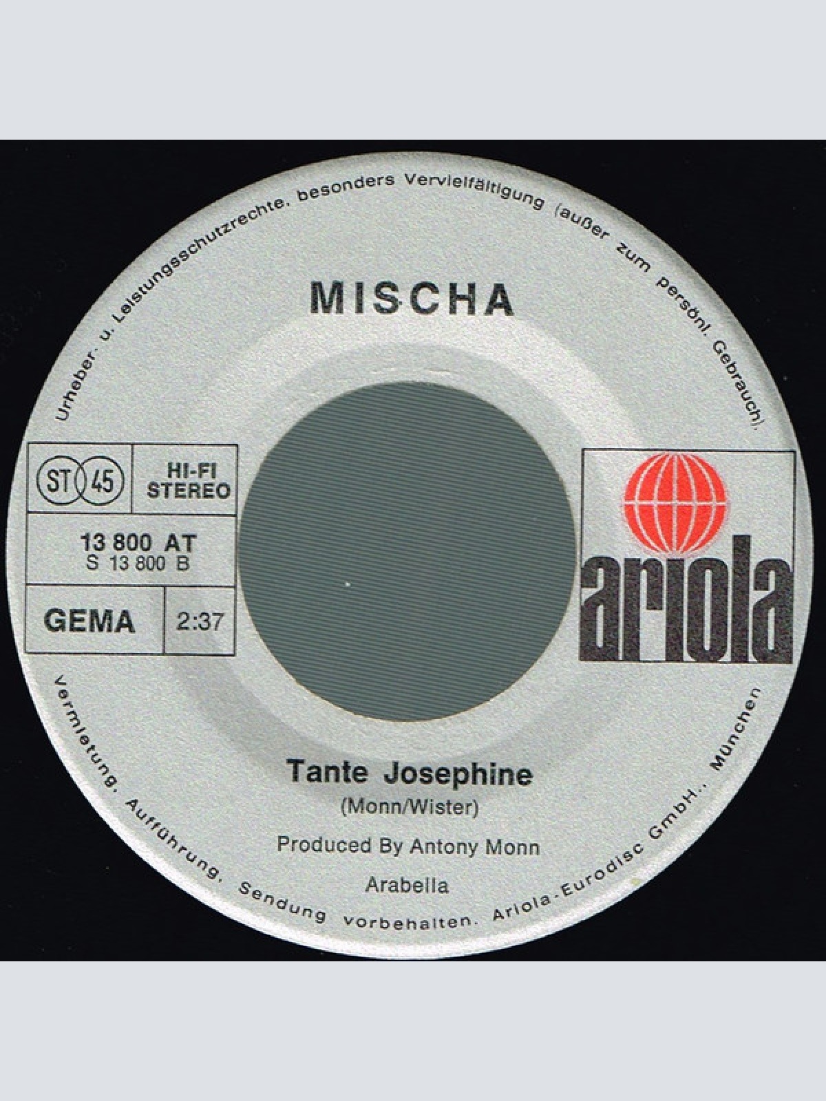 Vinyl / Mischa (5) - Ich Und Rocky Waschbär