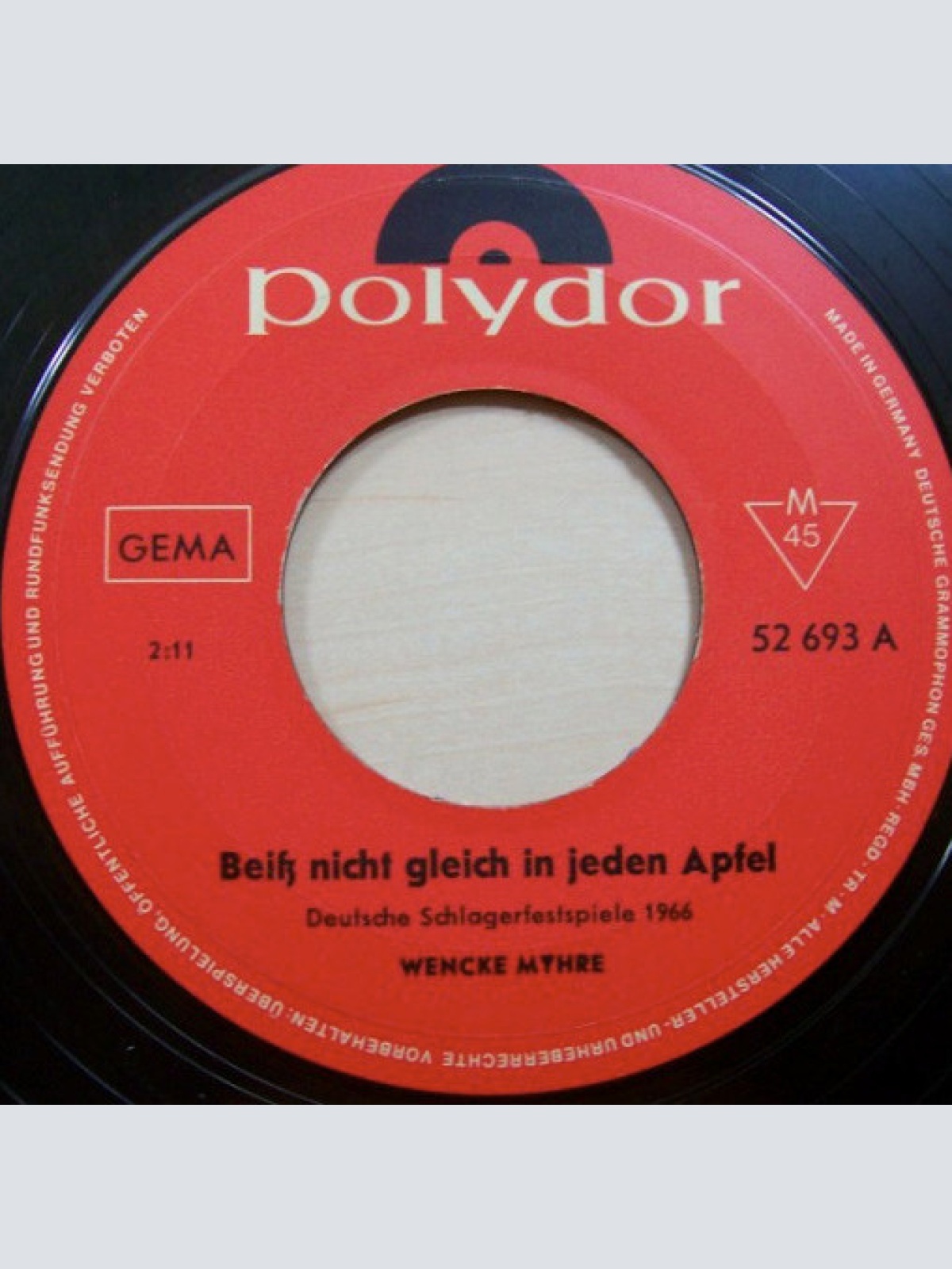 Vinyl / Wencke Myhre - Beiss Nicht Gleich In Jeden Apfel