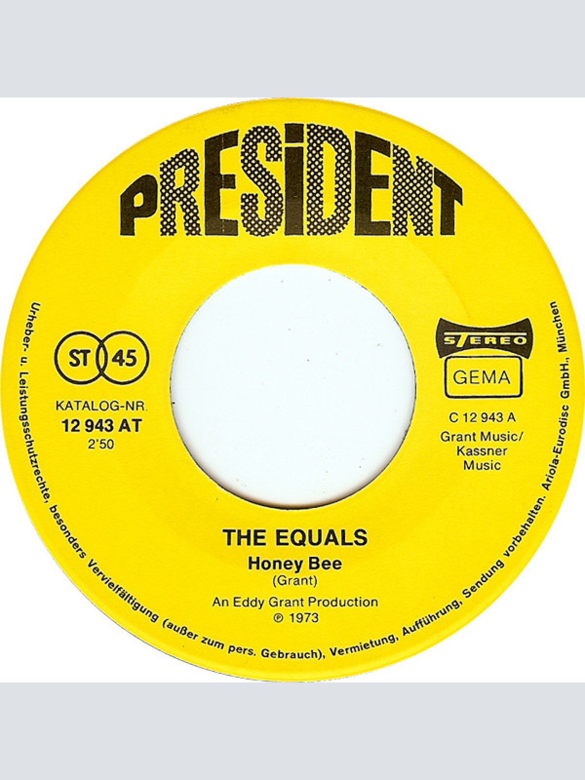 Vinyl / The Equals - Honey Bee