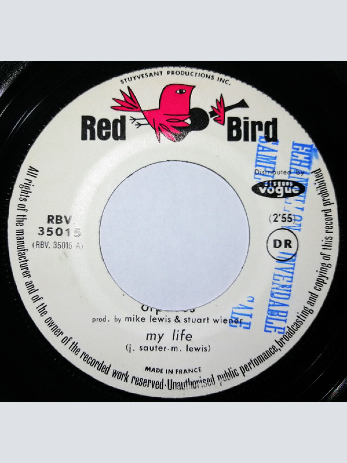 Vinyl / Orpheus (15) - My Life