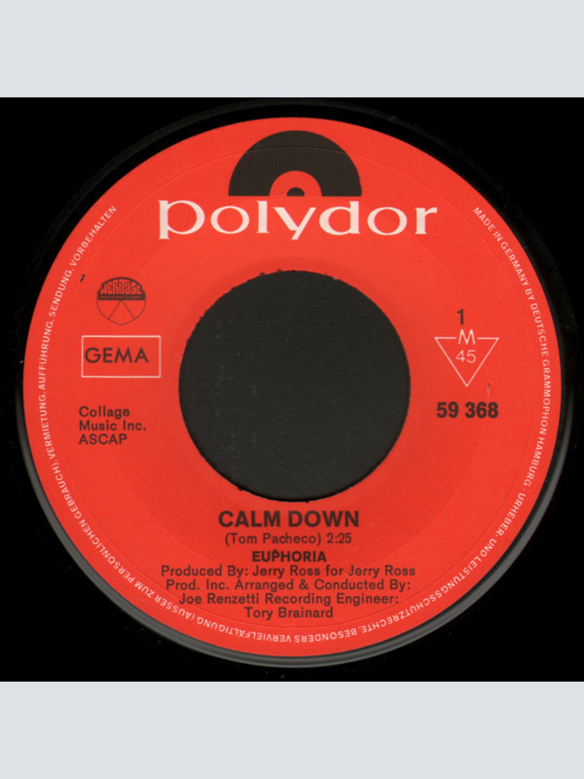 Vinyl / Euphoria (24) - Calm Down