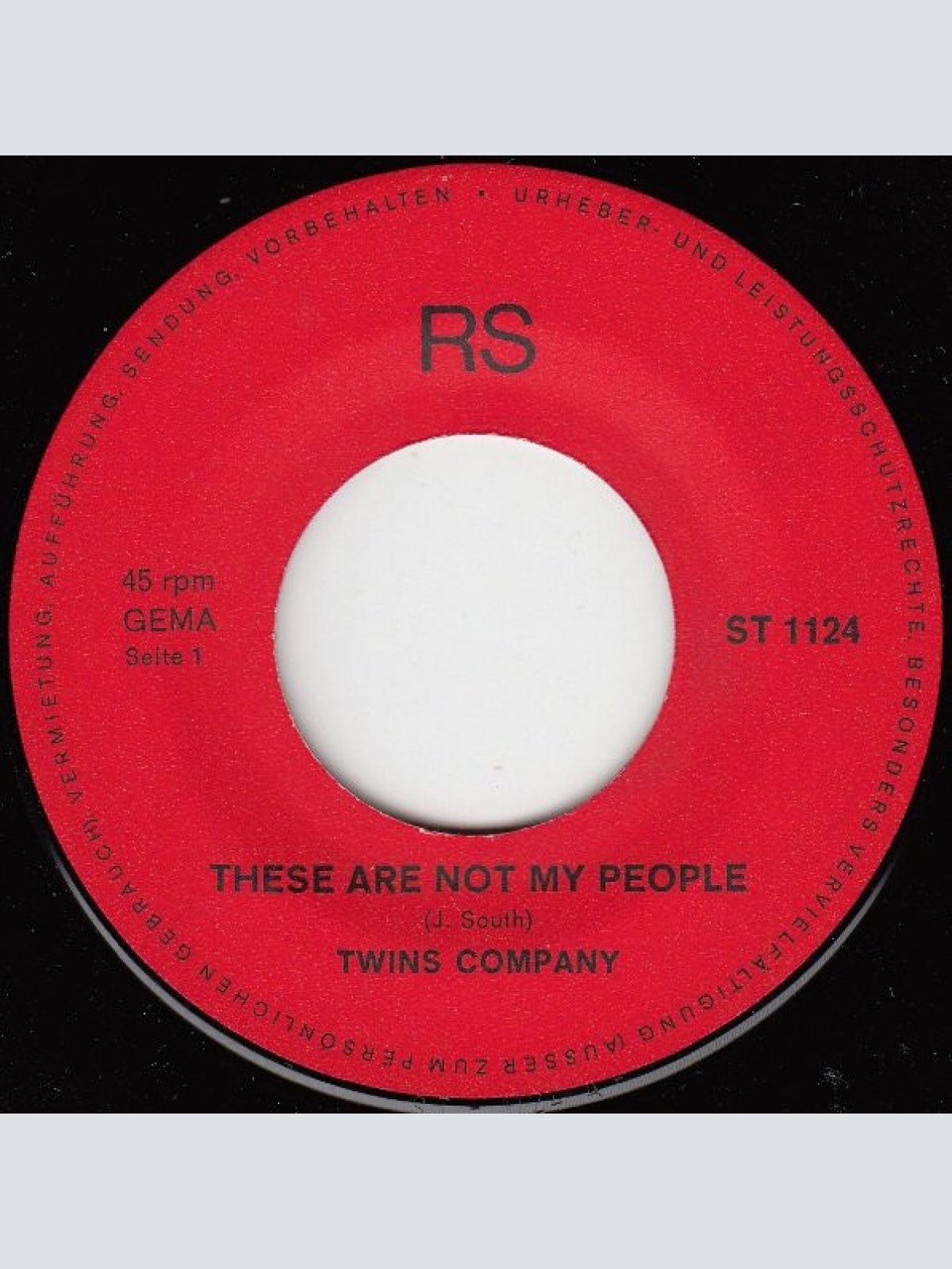 Vinyl / Twins Company - These Are Not My People