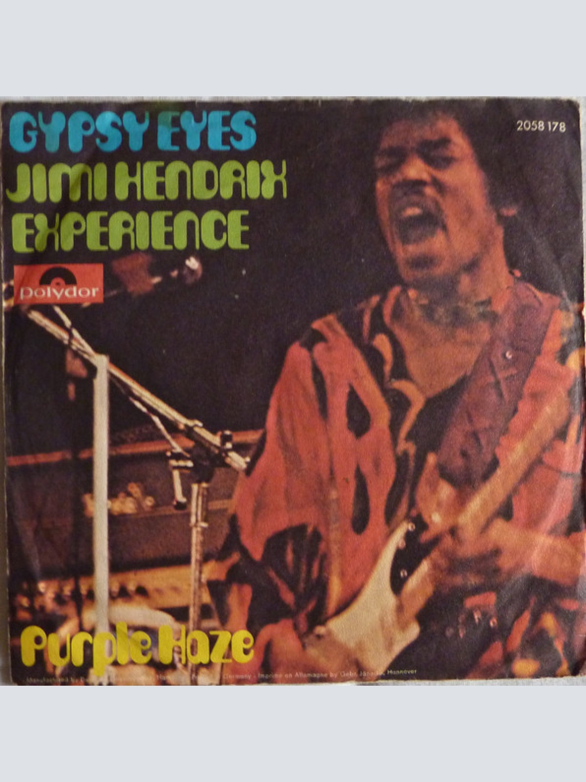 Vinyl / The Jimi Hendrix Experience - Gypsy Eyes / Purple Haze