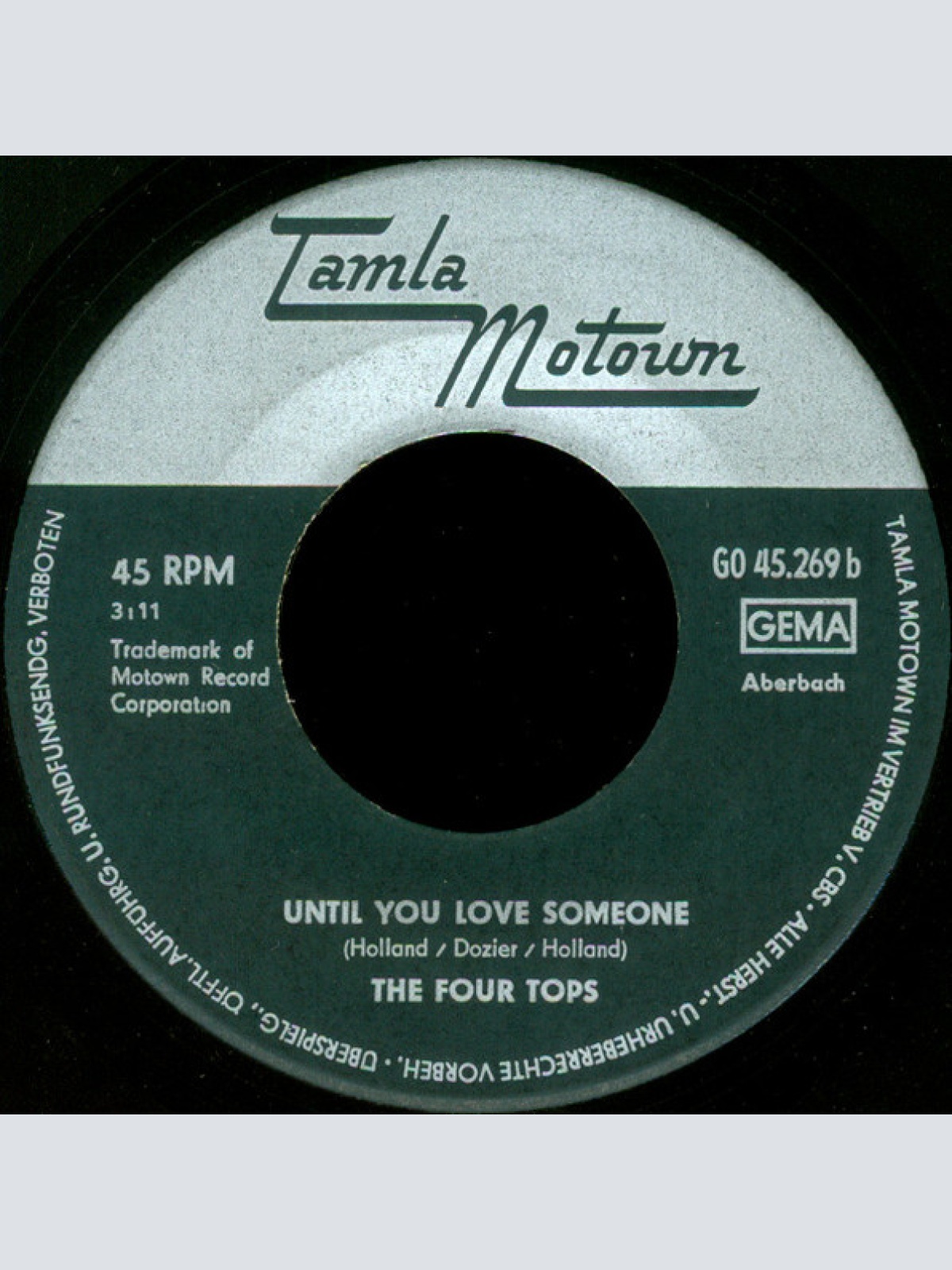 Vinyl / The Four Tops* - Reach Out I'll Be There