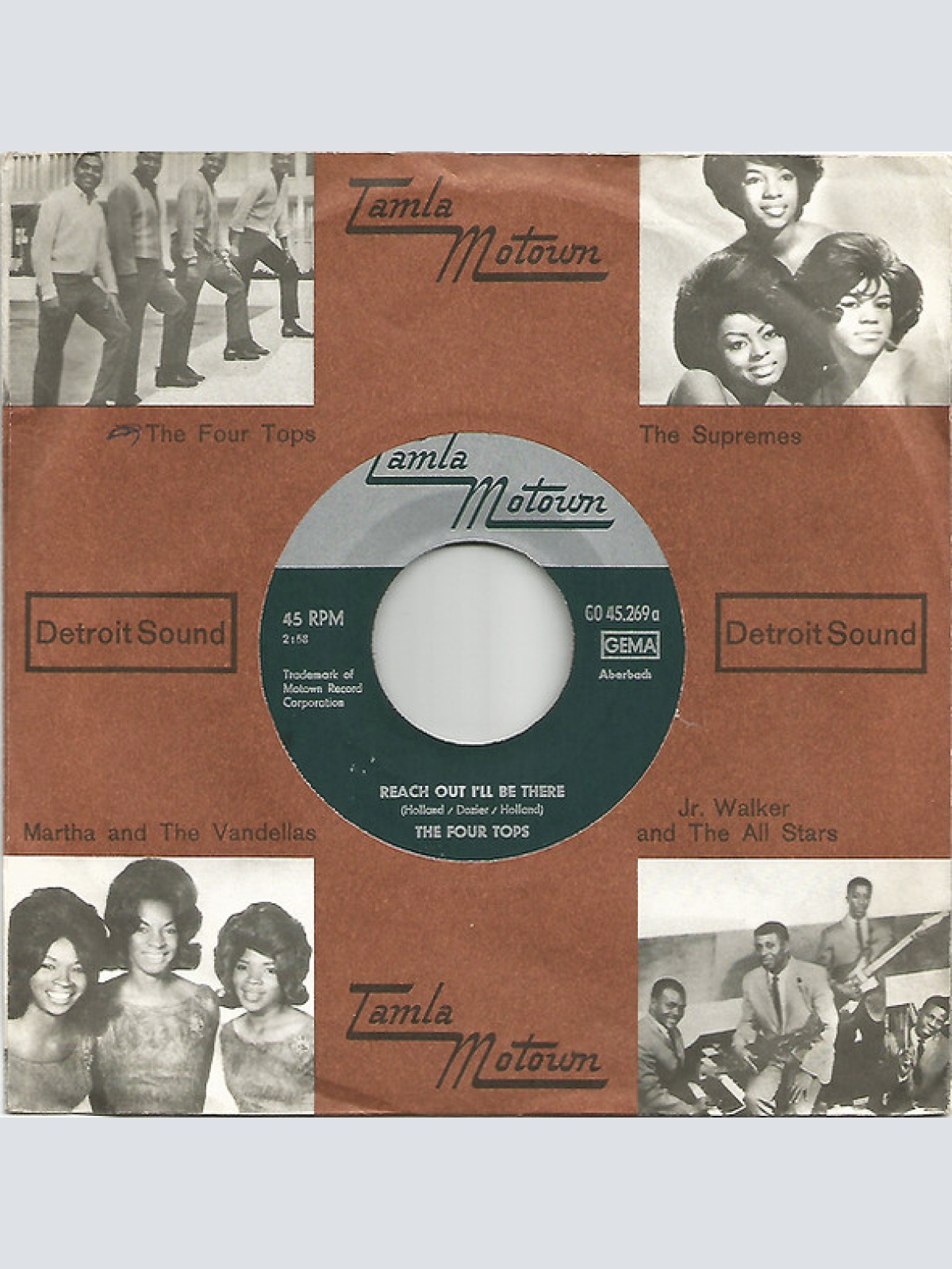 Vinyl / The Four Tops* - Reach Out I'll Be There