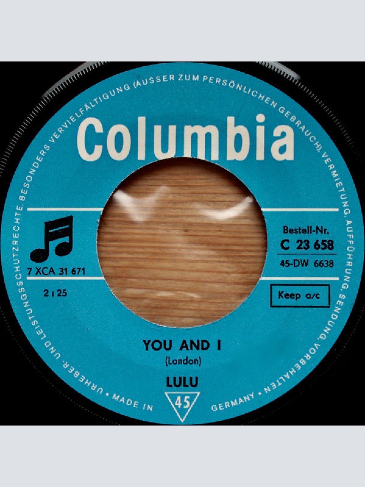 Vinyl / Lulu - Love Loves To Love, Love / You And I