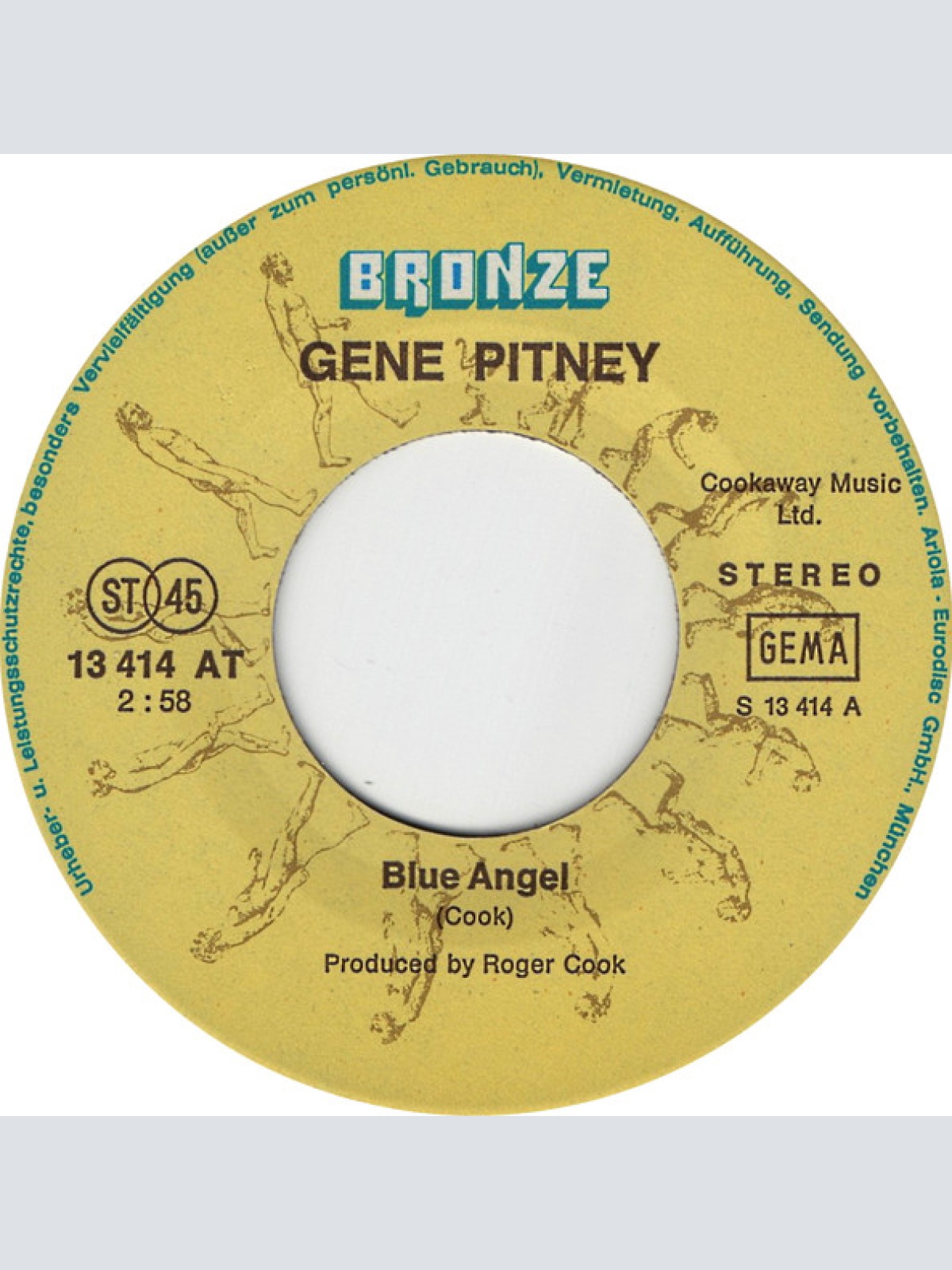 Vinyl / Gene Pitney - Blue Angel / Song Without A Friend