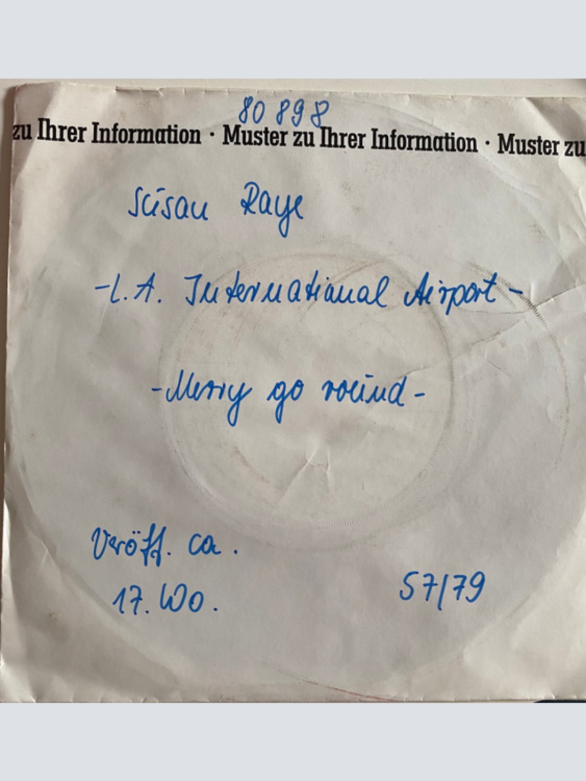 Vinyl / Susan Raye - L.A. International Airport / Merry-Go-Round Of Love