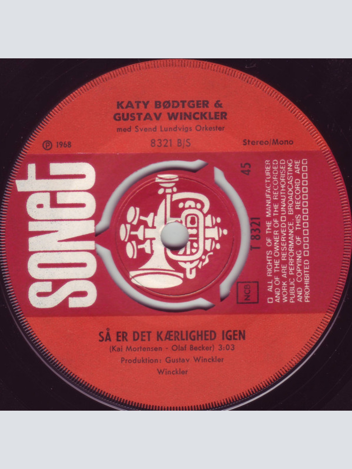 Vinyl / Gustav Winckler & Katy Bødtger - Ingen Roser Uden Torne