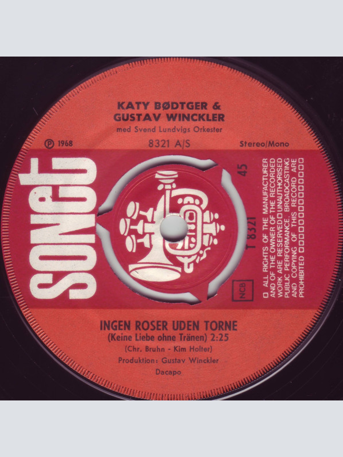 Vinyl / Gustav Winckler & Katy Bødtger - Ingen Roser Uden Torne
