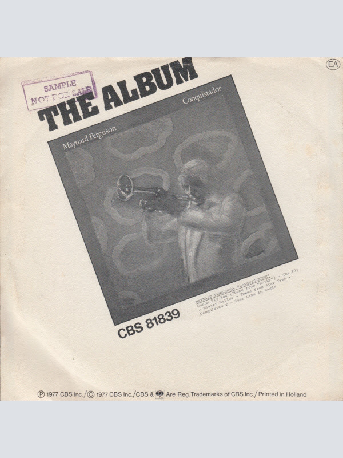 Vinyl / Maynard Ferguson - Gonna Fly Now (Theme From "Rocky") / The Fly