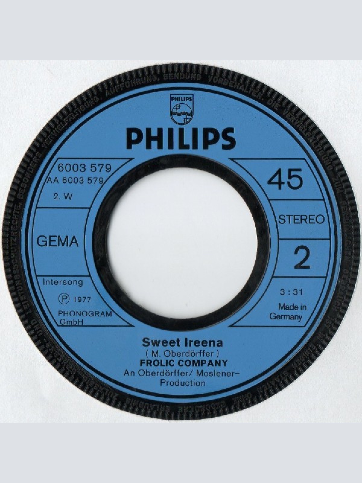 Vinyl / Frolic Company - Our Ship Sets Sail