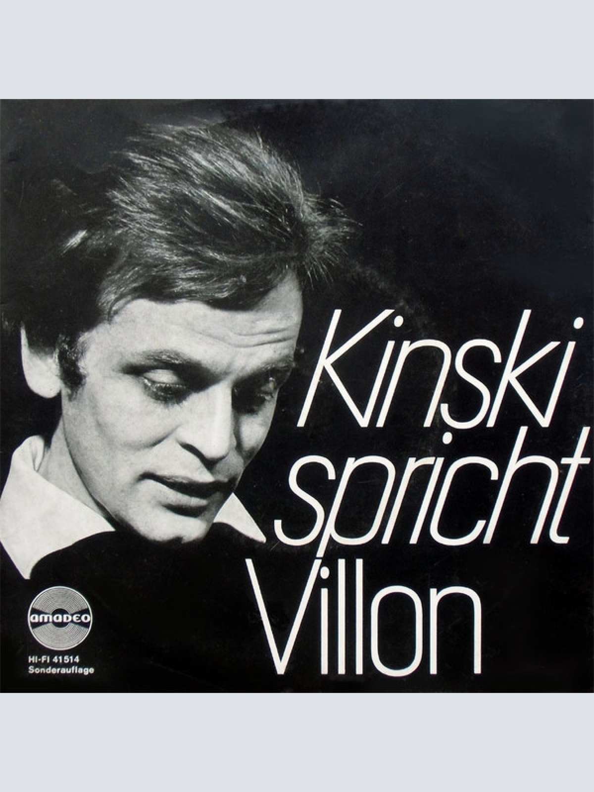 Vinyl / Kinski* Spricht Villon* - Kinski Spricht Villon