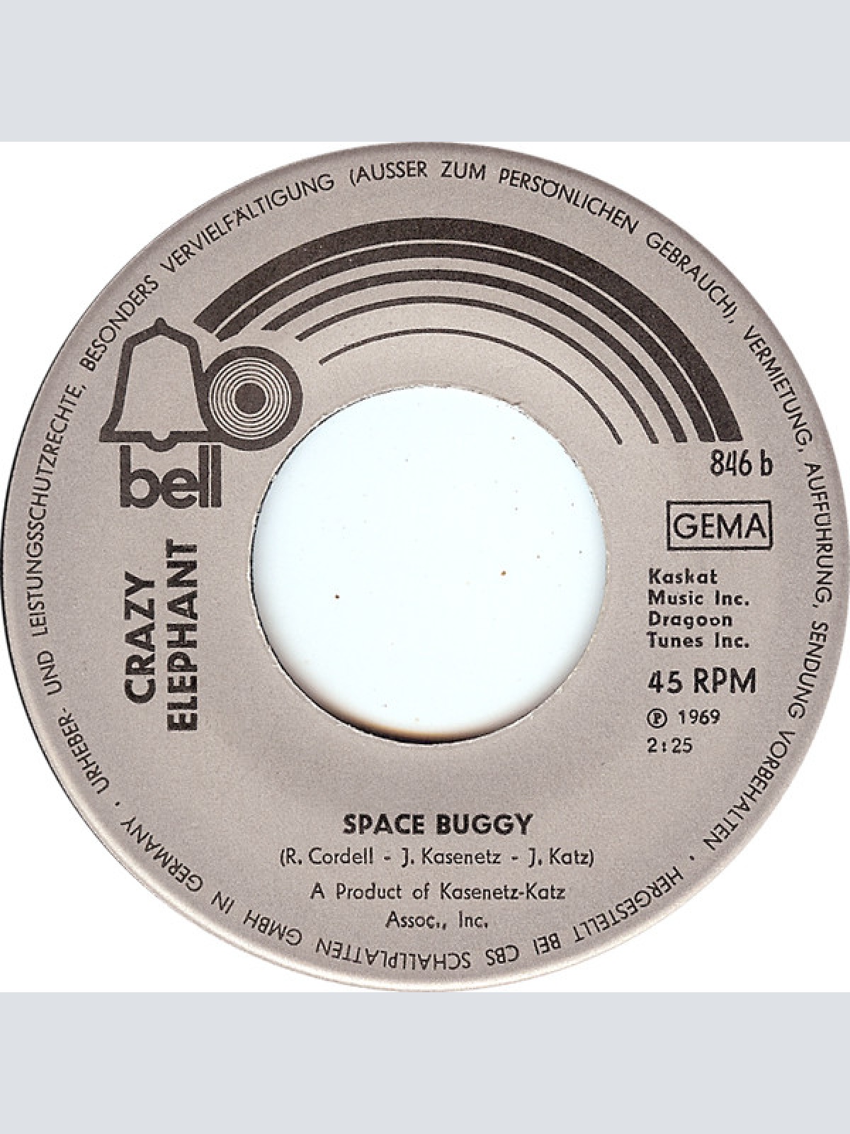 Vinyl / Crazy Elephant - There's A Better Day A Comin' (Na, Na, Na, Na)