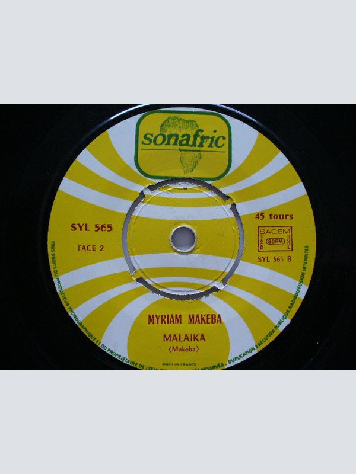 Vinyl / Myriam Makeba* - Malcom X / Malaika