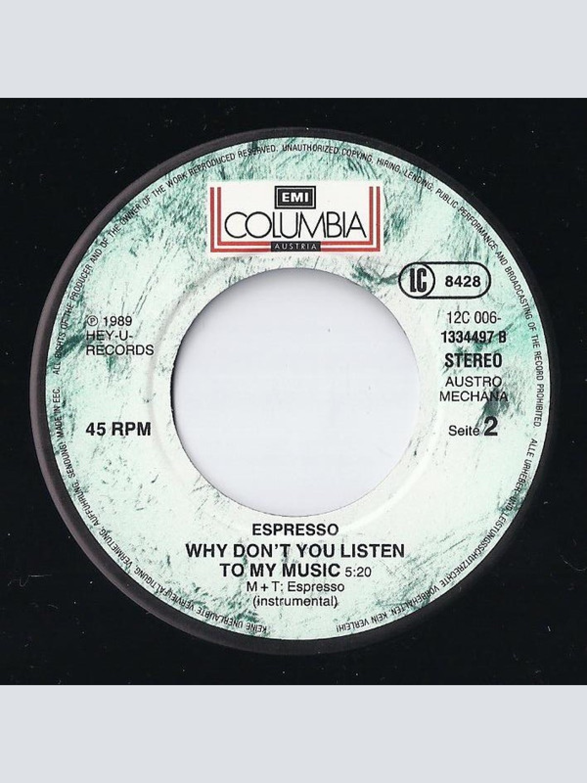 Vinyl / Espresso (2) - Why Don't You Listen To My Music