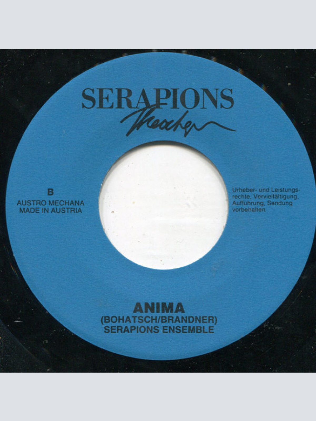 Vinyl / Erstes Strenges Kammerorchester* / Serapions Ensemble* - Anima