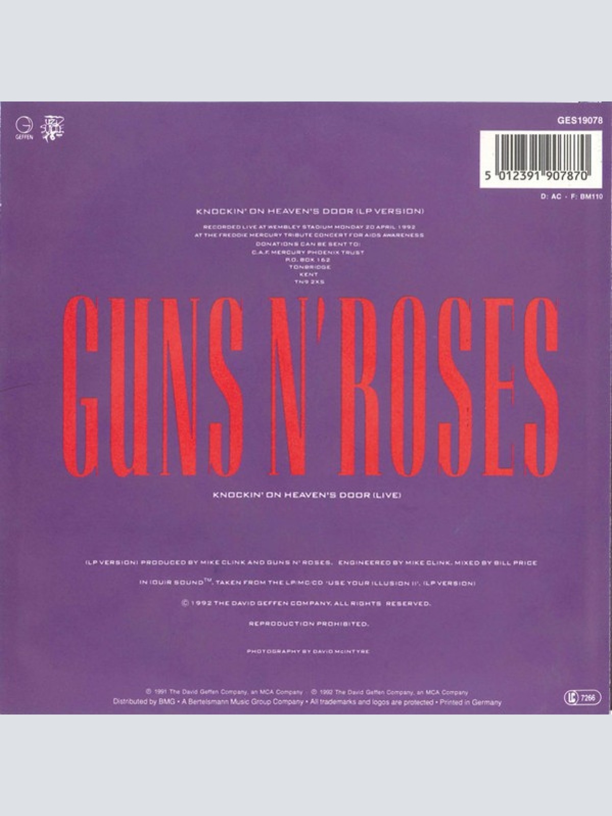 Vinyl / Guns N' Roses - Knockin' On Heaven's Door