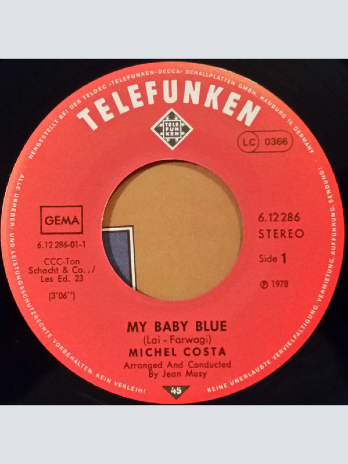 Vinyl / Francis Lai / Michel Costa - My Baby Blue