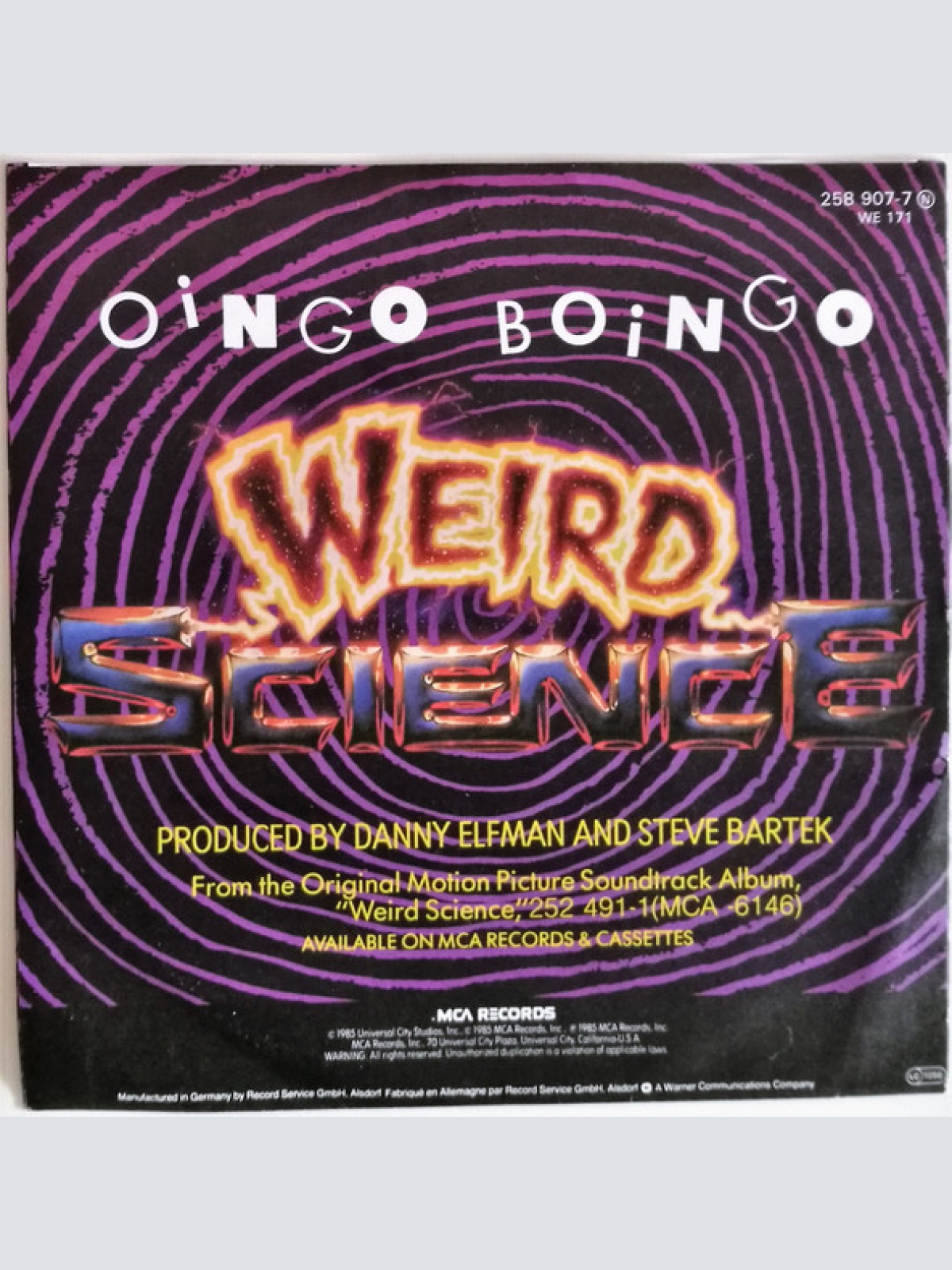Vinyl / Oingo Boingo / Ira And The Geeks - Weird Science / Weird Mama