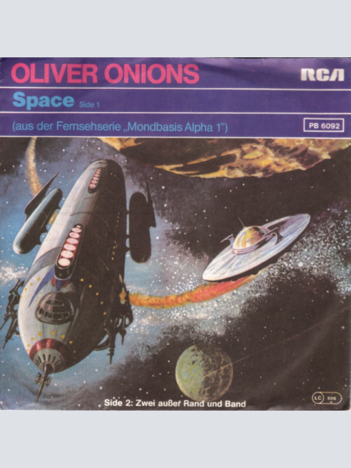 Vinyl / Oliver Onions / M. & G. Orchestra* - Space / Zwei Ausser Rand Und Band