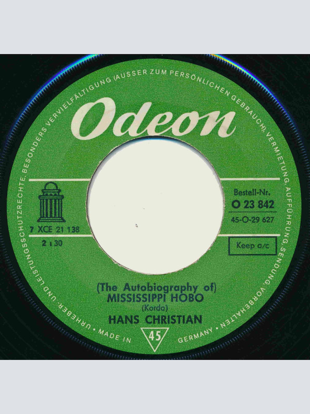 Vinyl / Hans Christian (2) - (The Autobiography Of) Mississippi Hobo