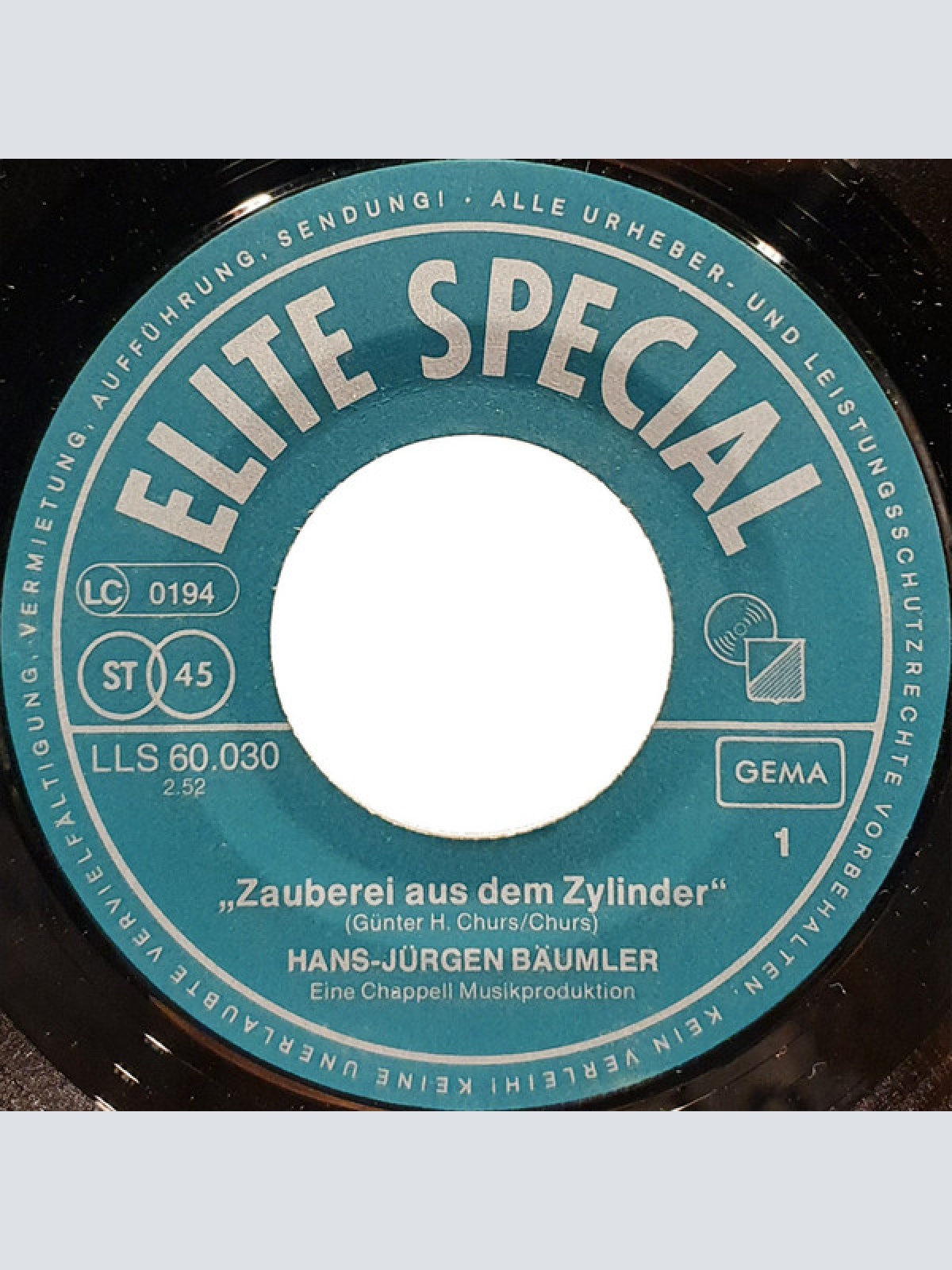 Vinyl / Hans-Jürgen Bäumler - Zauberei Aus Dem Zylinder / Auf Einem Schaukelpferd
