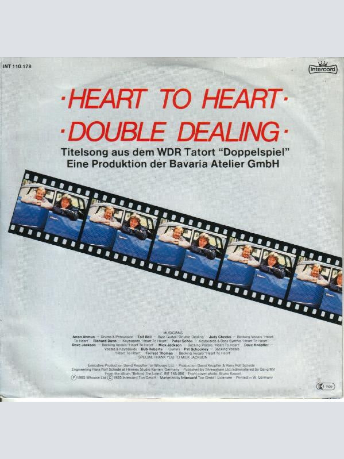 Vinyl / David Knopfler - Heart To Heart • Double Dealing