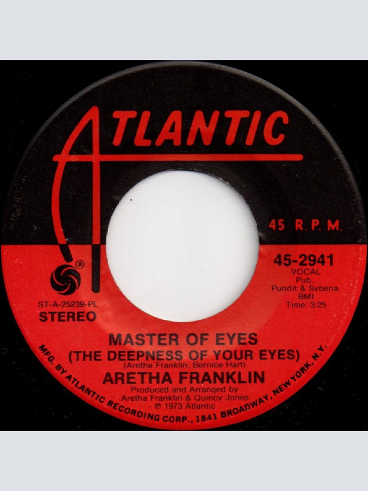 Vinyl / Aretha Franklin - Master Of Eyes (The Deepness Of Your Eyes)