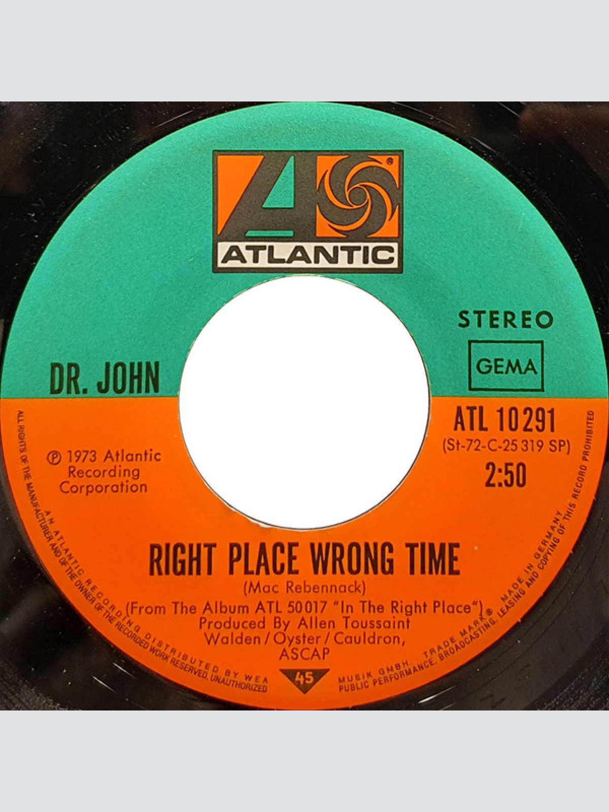Vinyl / Dr. John - Right Place Wrong Time