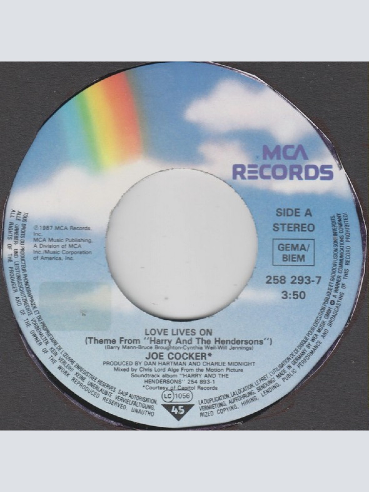 Vinyl / Joe Cocker - Love Lives On