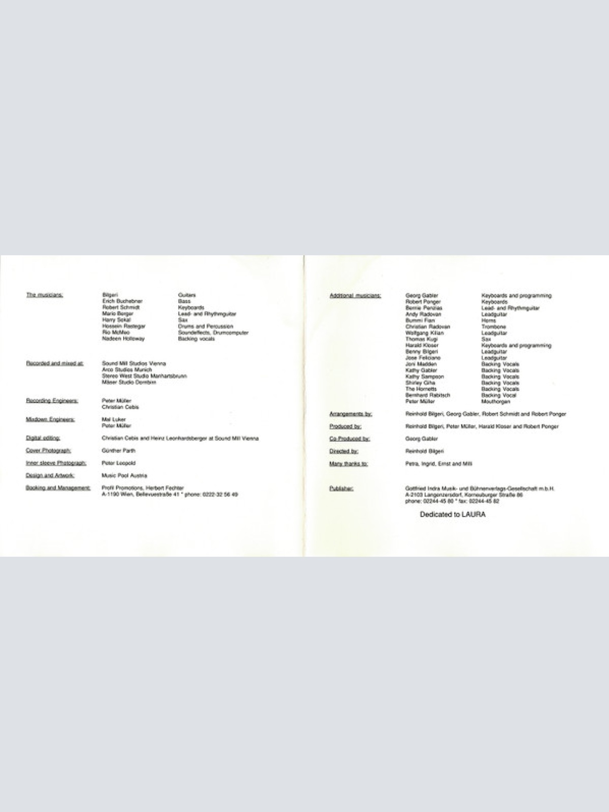 CD / Bilgeri - Forever In Love