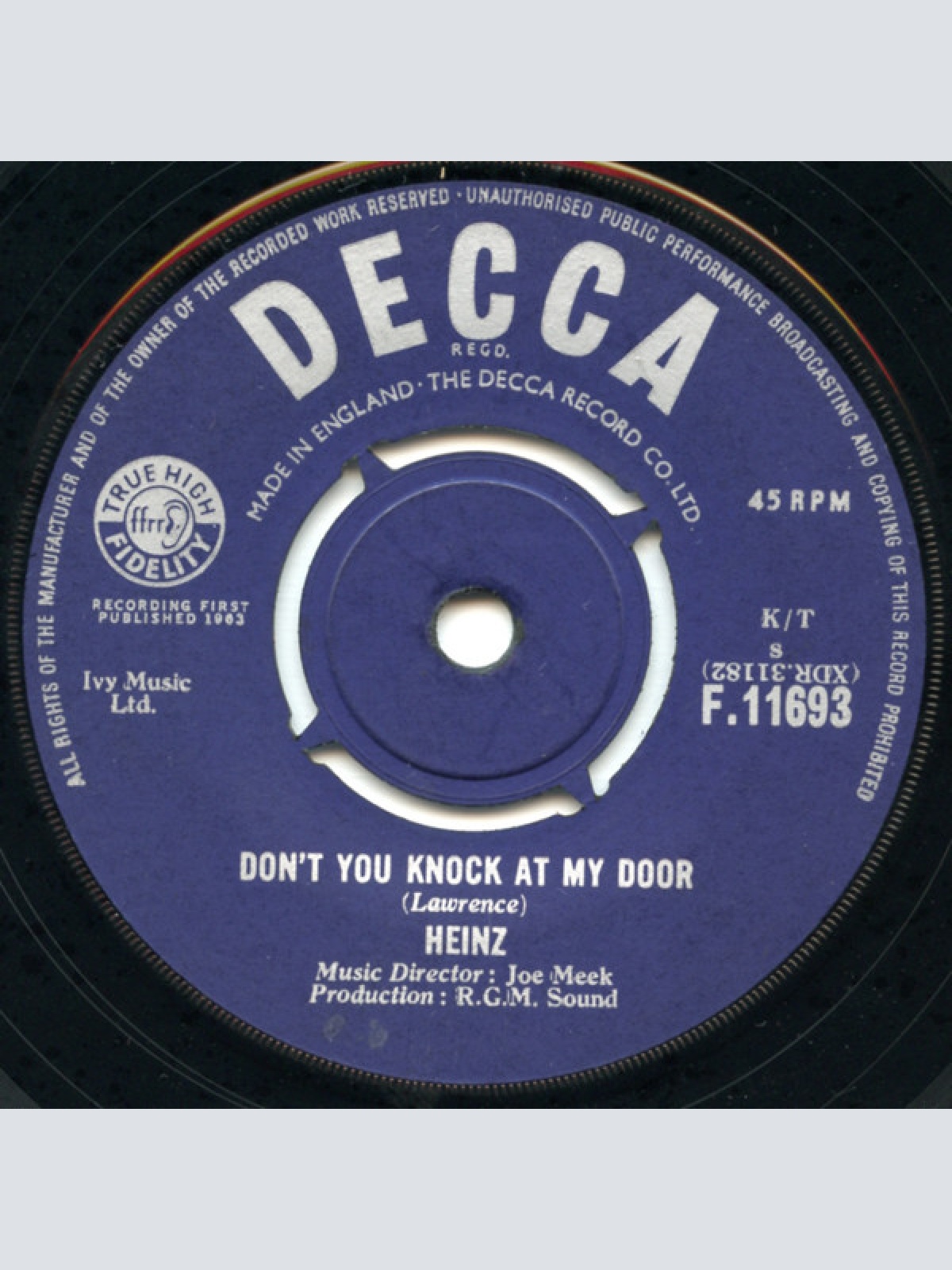 Vinyl / Heinz - Just Like Eddie