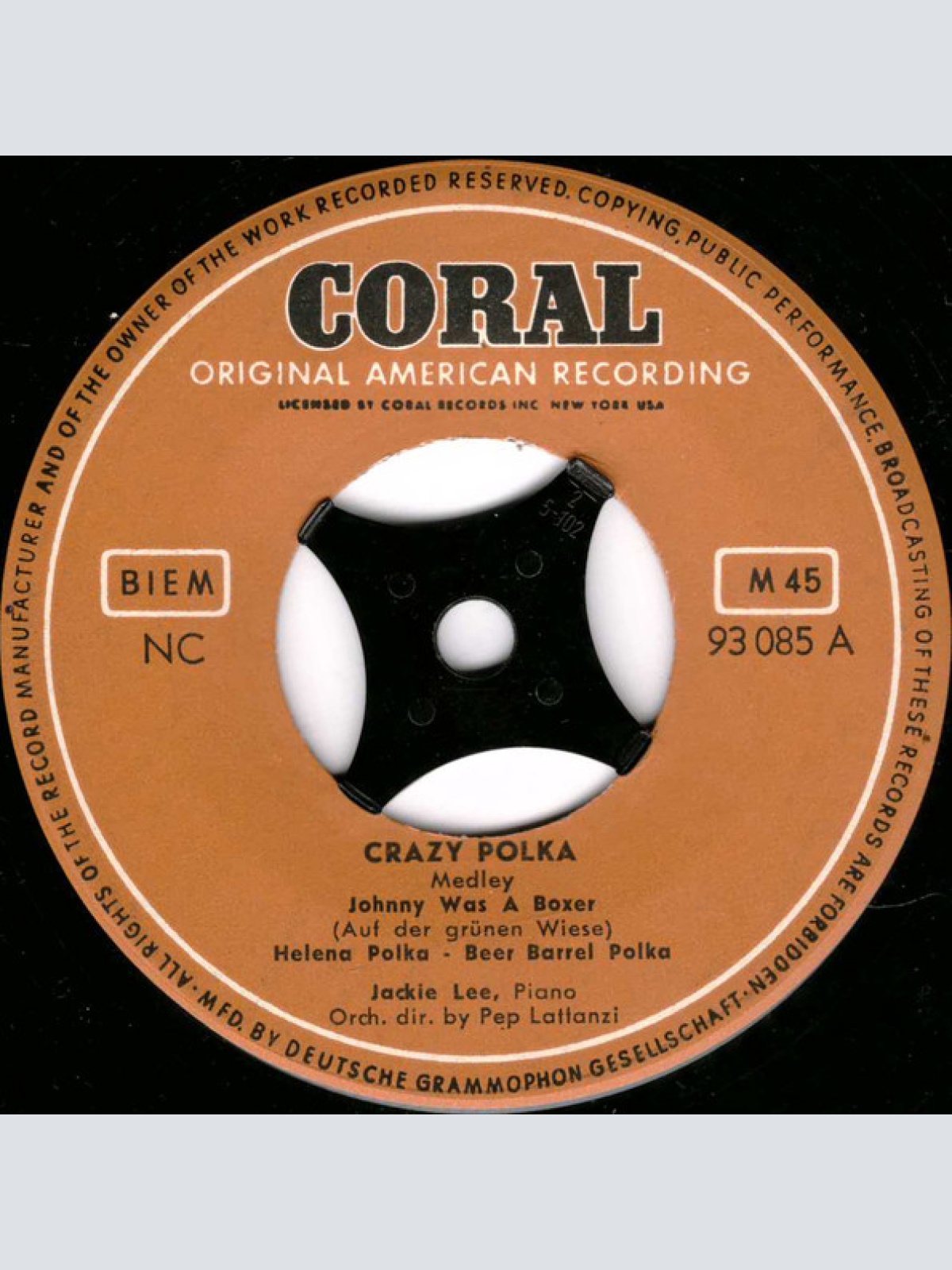 Vinyl / Jackie Lee (5) - Crazy Polka