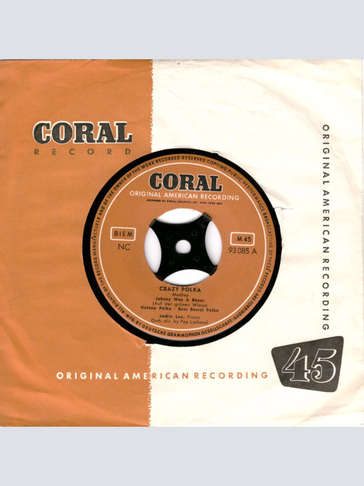 Vinyl / Jackie Lee (5) - Crazy Polka