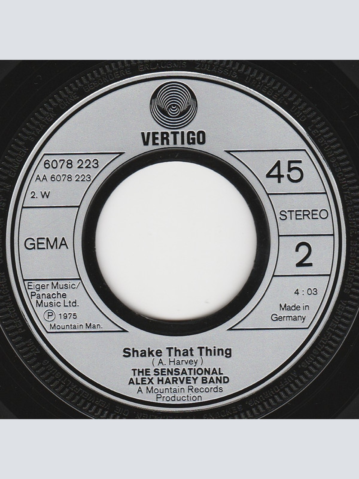 Vinyl / The Sensational Alex Harvey Band - Gamblin' Bar Room Blues