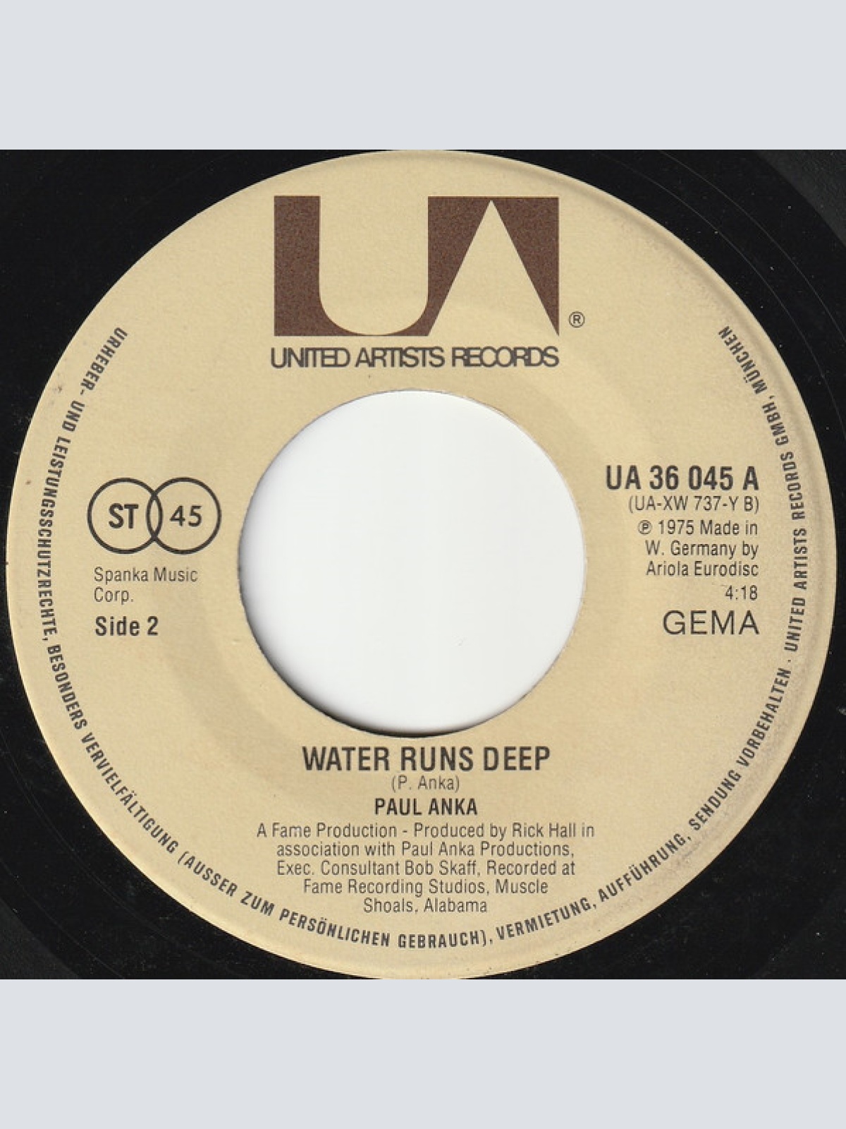 Vinyl / Paul Anka - Times Of Your Life