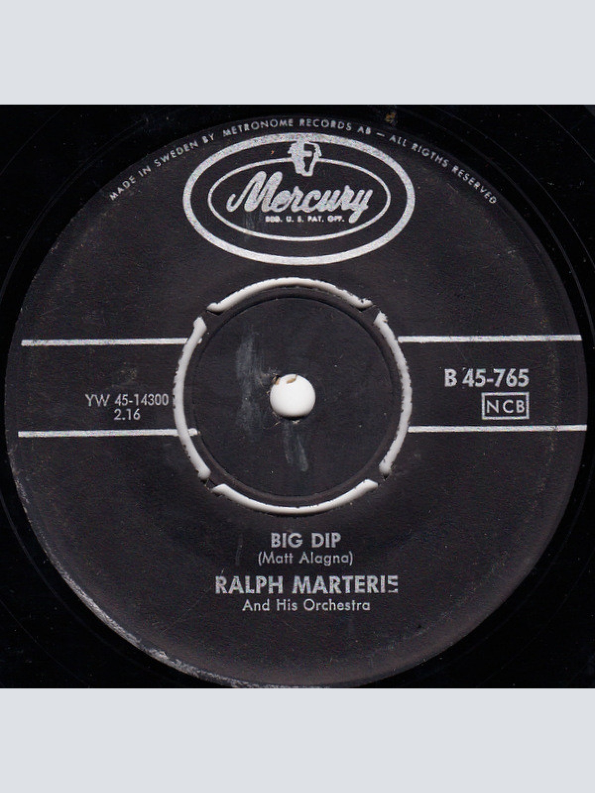 Vinyl / Ralph Marterie And His Orchestra - Cattle Crossing / Big Dip