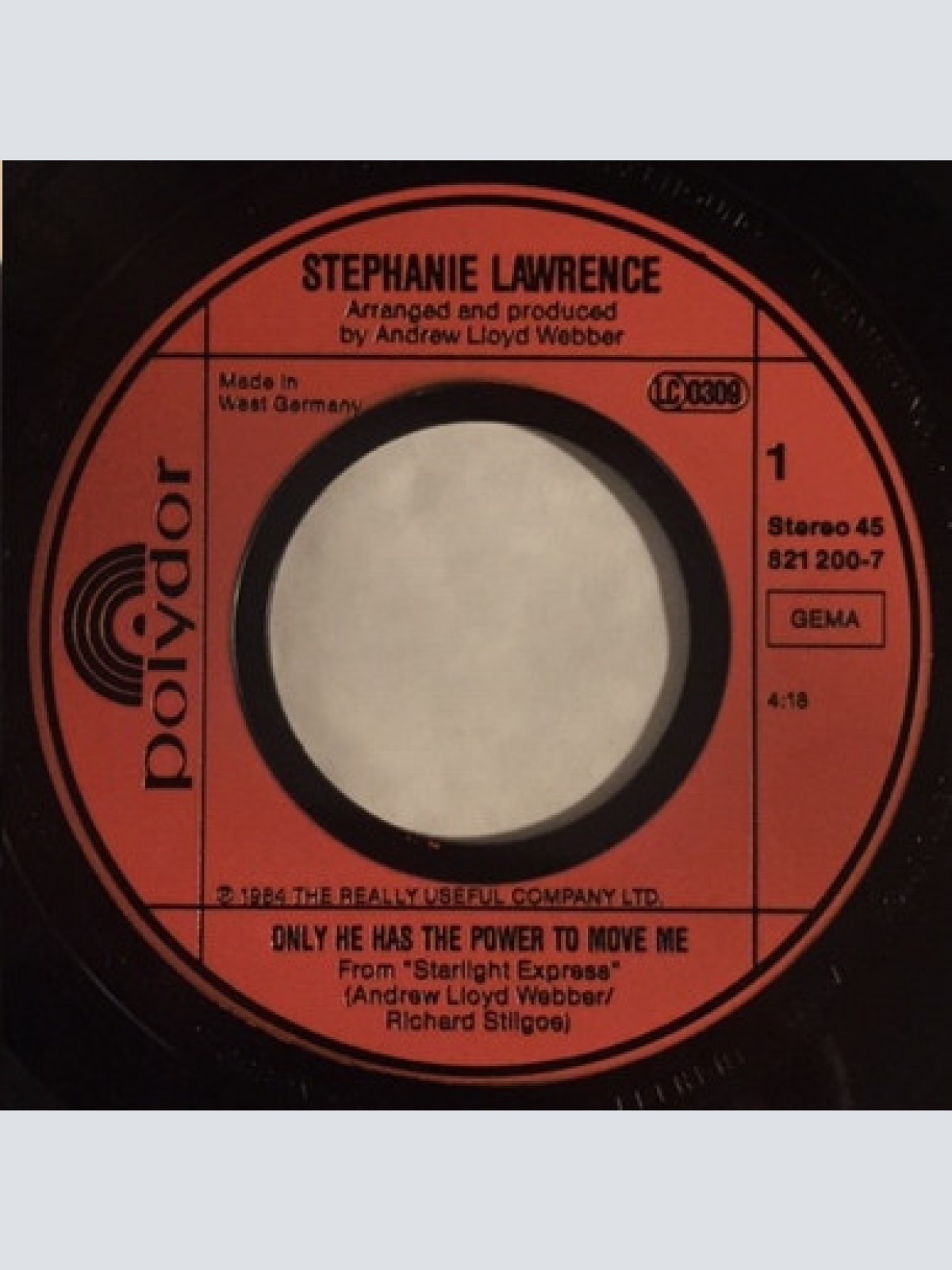 Vinyl / Stephanie Lawrence - Only He Has The Power To Move Me