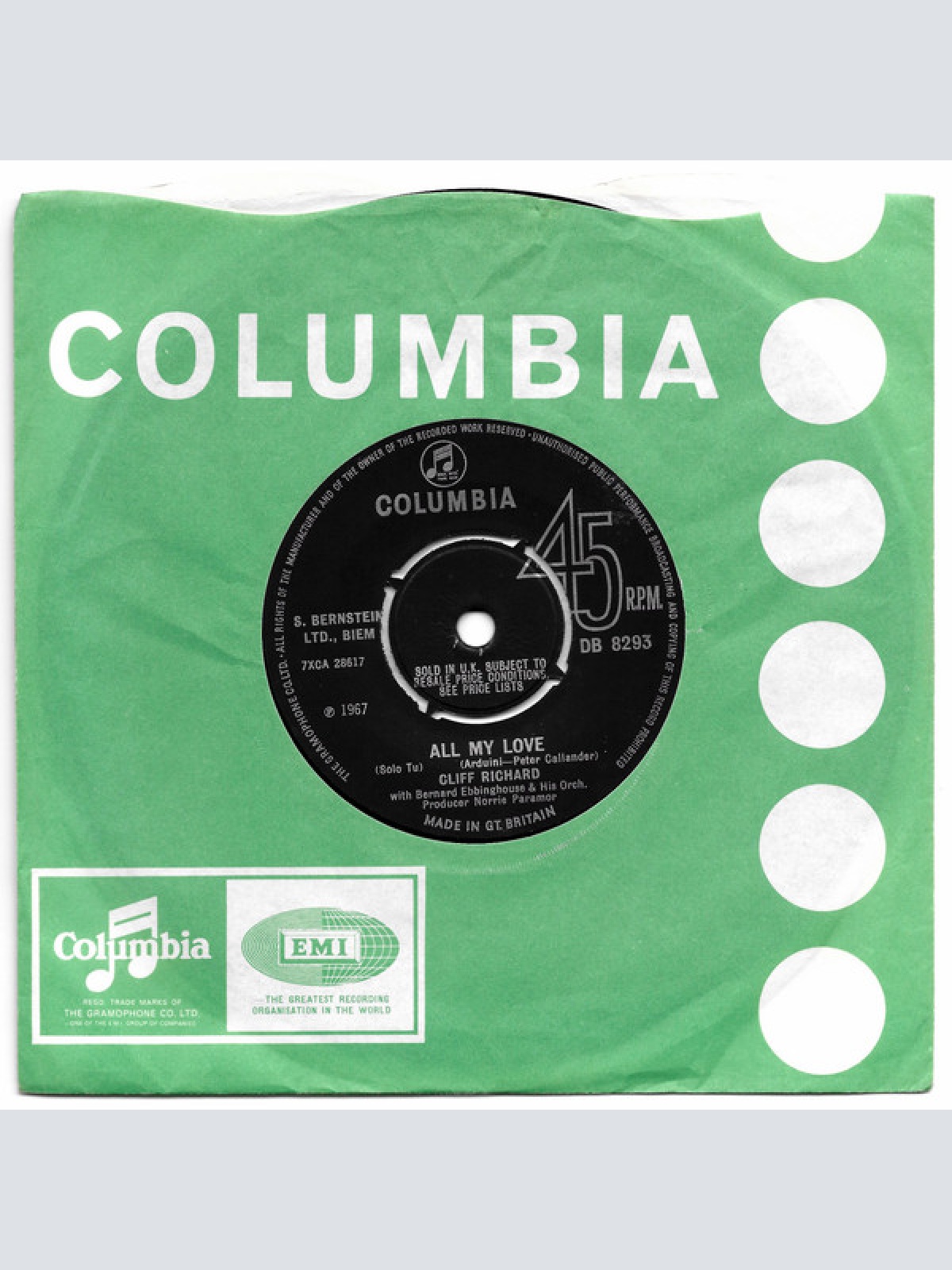 Vinyl / Cliff Richard - All My Love