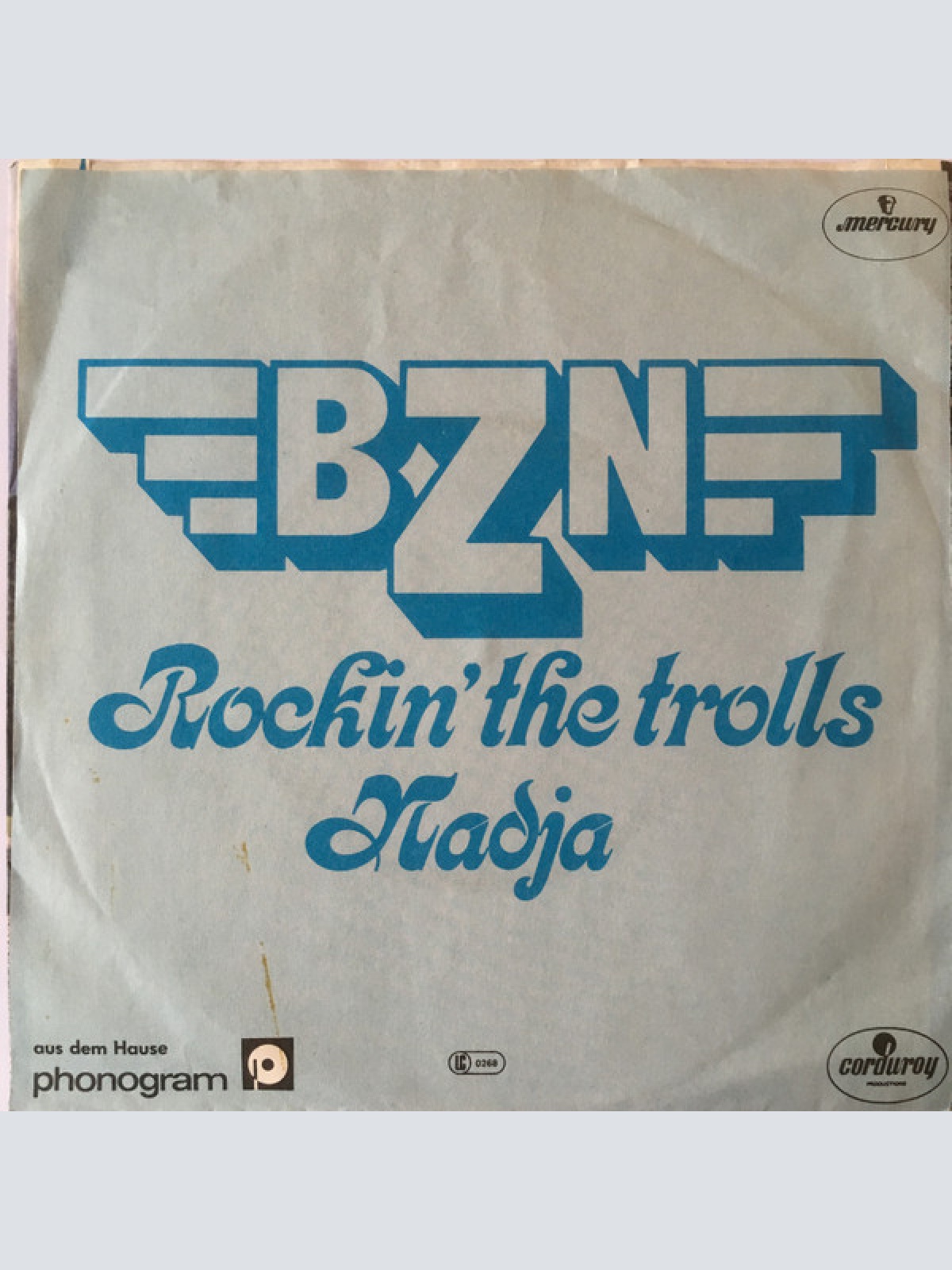 Vinyl / BZN - Rockin' The Trolls / Nadja