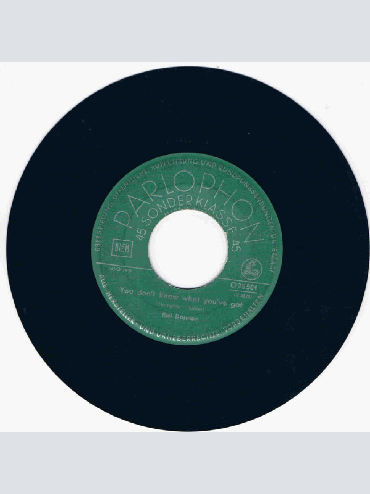 Vinyl / Ral Donner - You Don't Know What You've Got