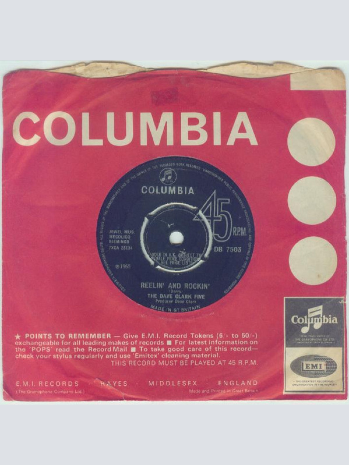 Vinyl / The Dave Clark Five - Reelin' And Rockin'