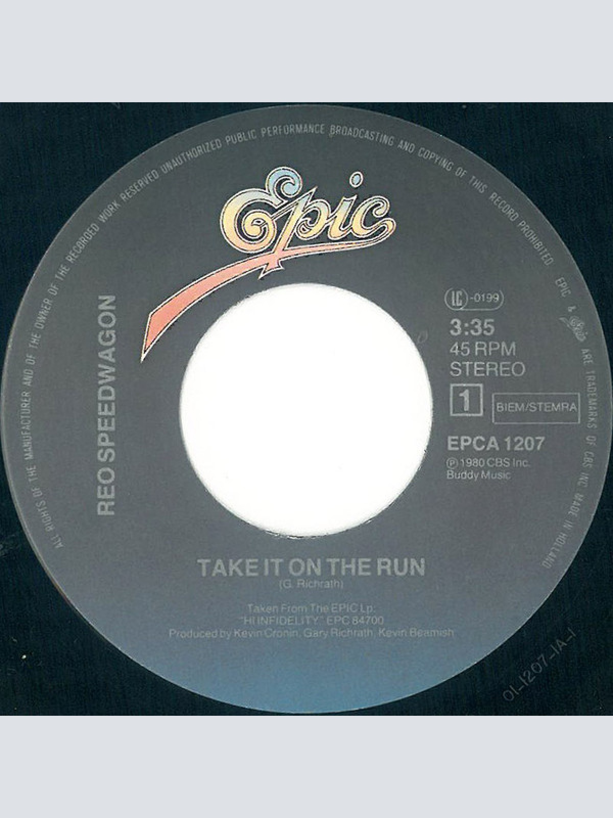 Vinyl / REO Speedwagon - Take It On The Run
