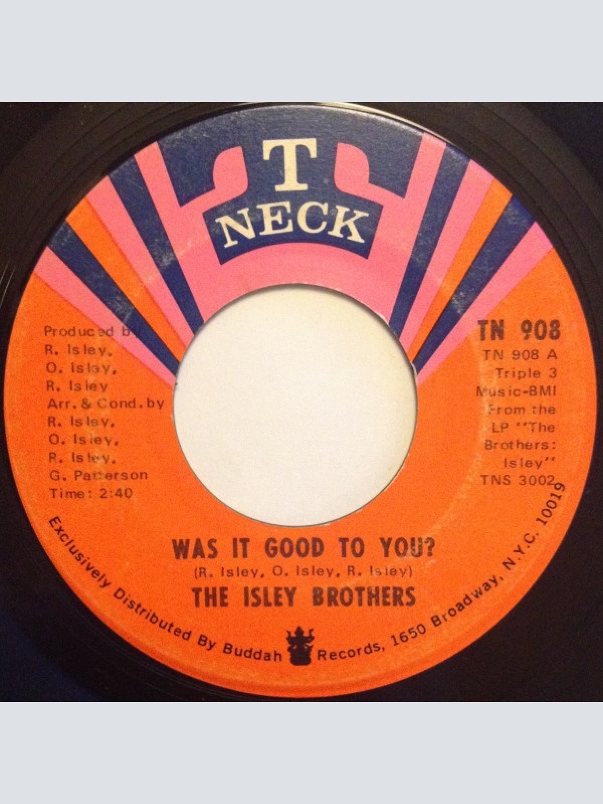 Vinyl / The Isley Brothers - Was It Good To You?