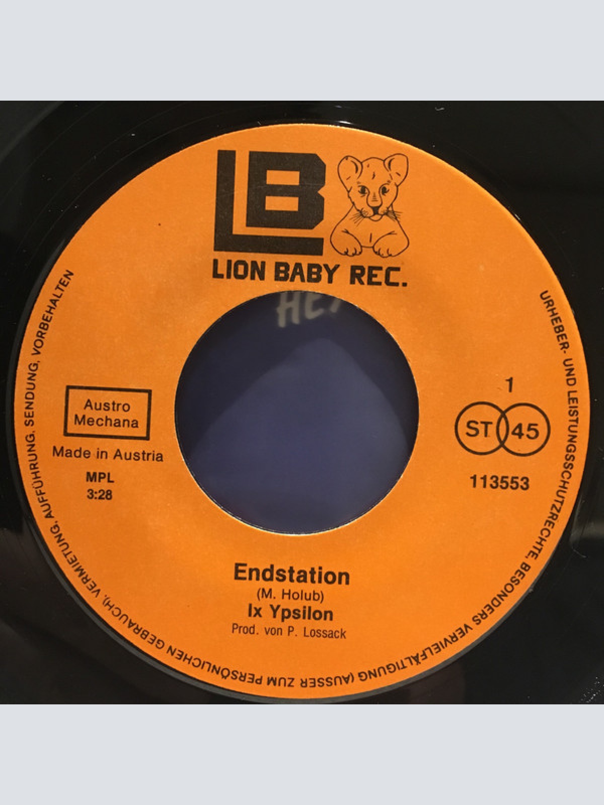 Vinyl / Ix Ypsilon* - Endstation