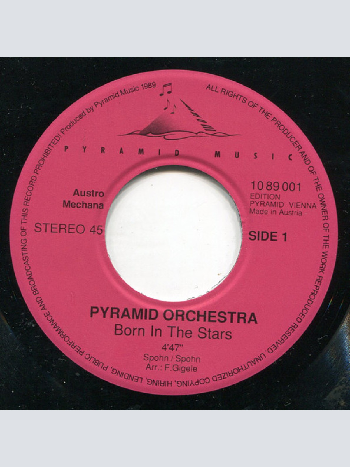 Vinyl / Pyramid Orchestra - Born In The Stars