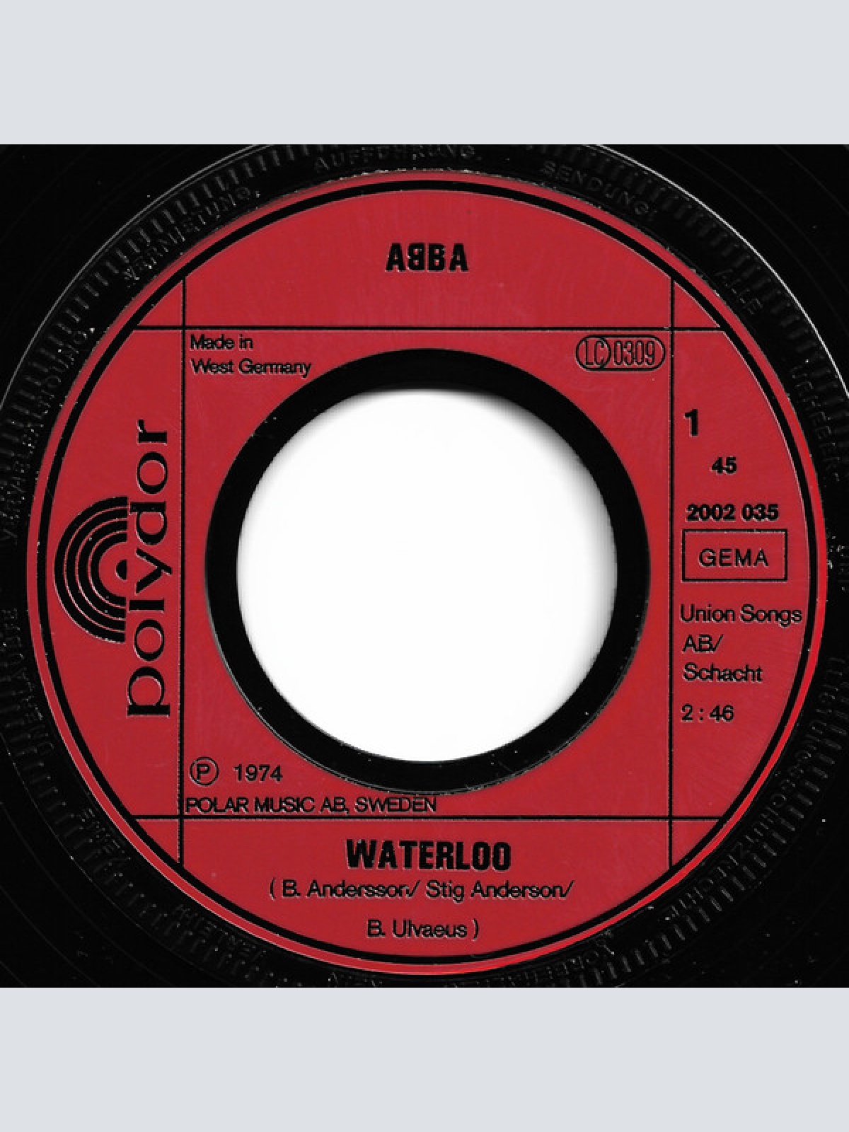 Vinyl / ABBA - Waterloo / Fernando